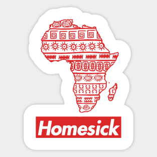 Homesick for Africa Sticker